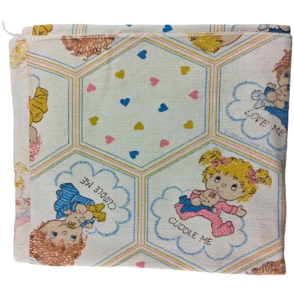 DunDee Vintage Baby Receiving Blanket 26x38‎ Hugga Bunch Girl Boy Love Me Cuddle